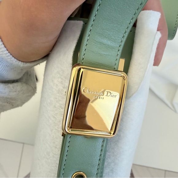 Dior Sage Green Shoulder Bag with Gold Hardware - Picture 5 of 6